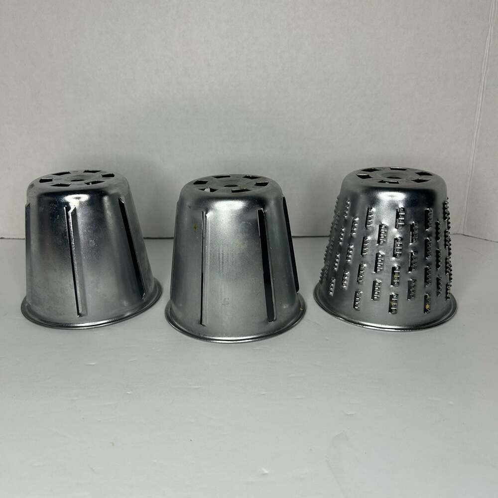 Replacement Stainless Steel Rotary Food Processor Shredder/Slicer Cone Blades